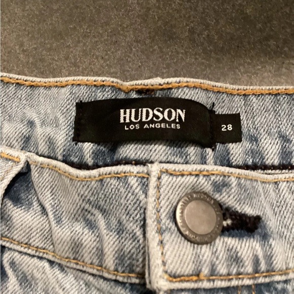 Hudson Sloane Crop Wide-Leg Jeans in Neutralize size 28 - Picture 6 of 6